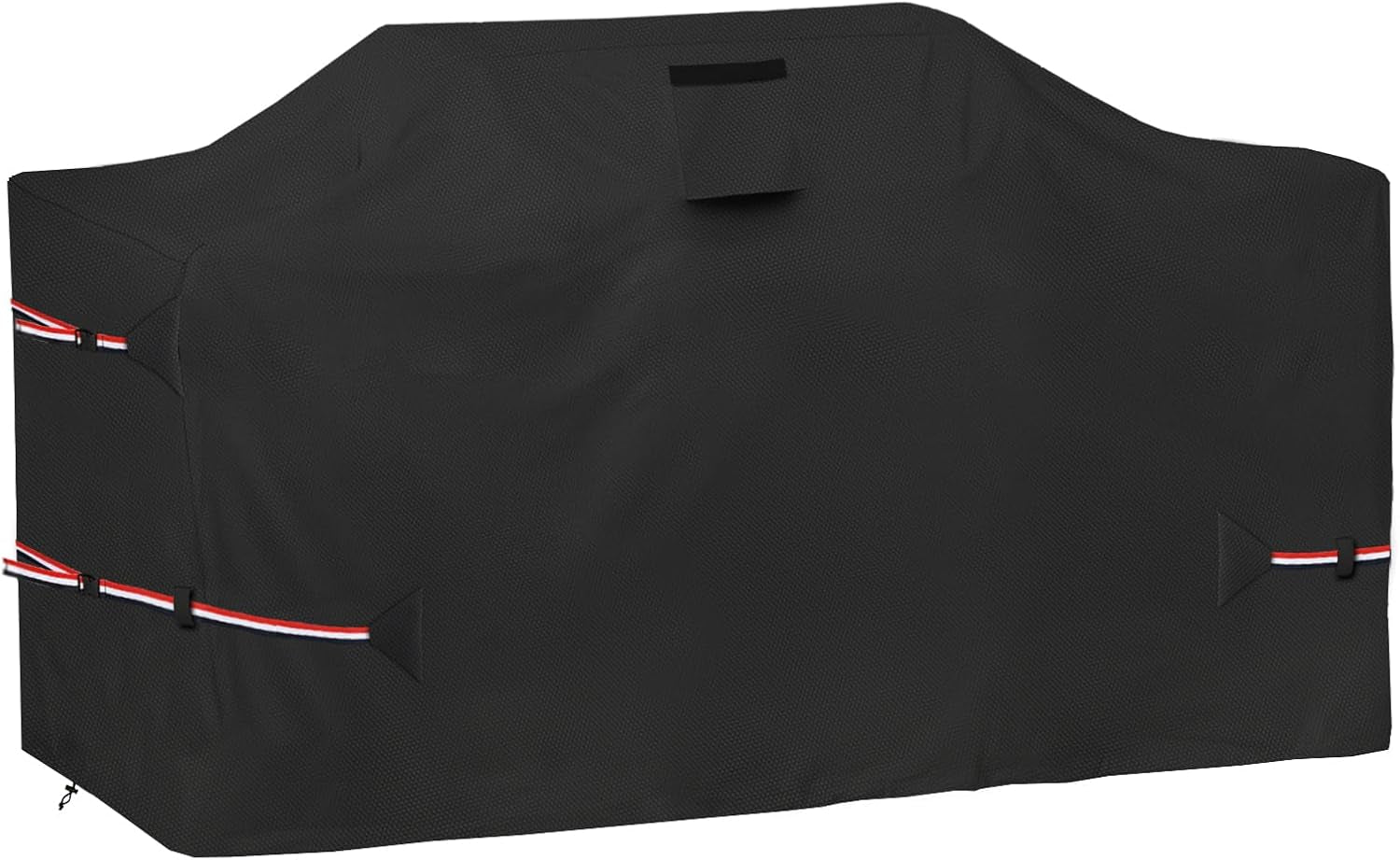 110 Inch Island Grill Cover - 600D Heavy Duty Waterproof All Weather Protection Outdoor Cover,Black