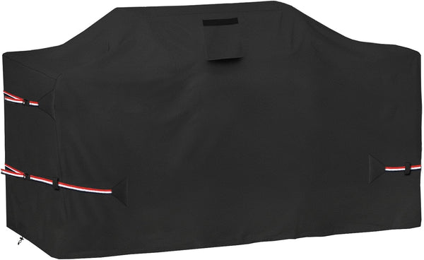 110 Inch Island Grill Cover - 600D Heavy Duty Waterproof All Weather Protection Outdoor Cover,Black