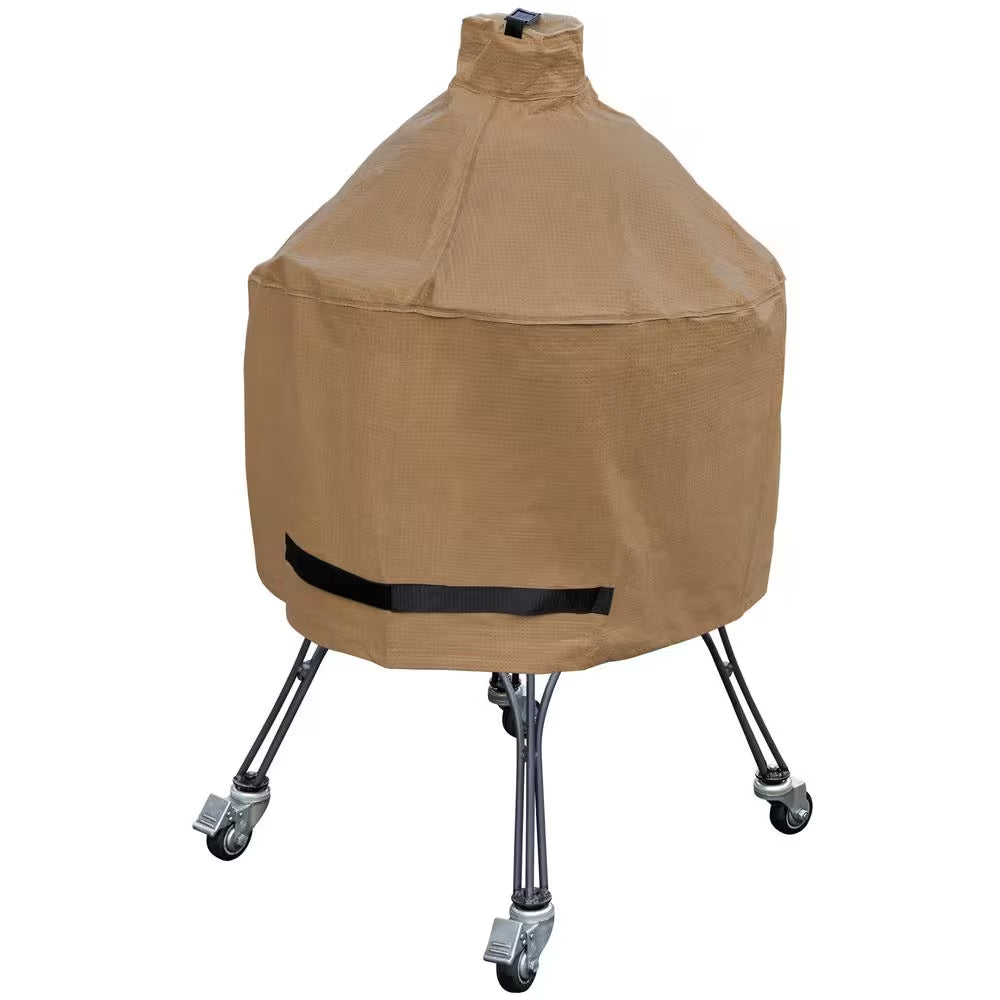 Duck Covers Essential 20 In. Dia X 45 In. H Ceramic Grill Cover in Latte