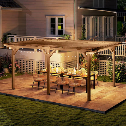 Solid Wood Pergola