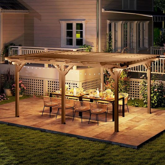 Solid Wood Pergola