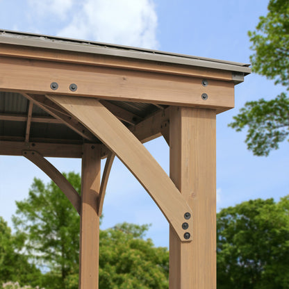 Yardistry 12' X 10' Gazebo with Aluminum Roof