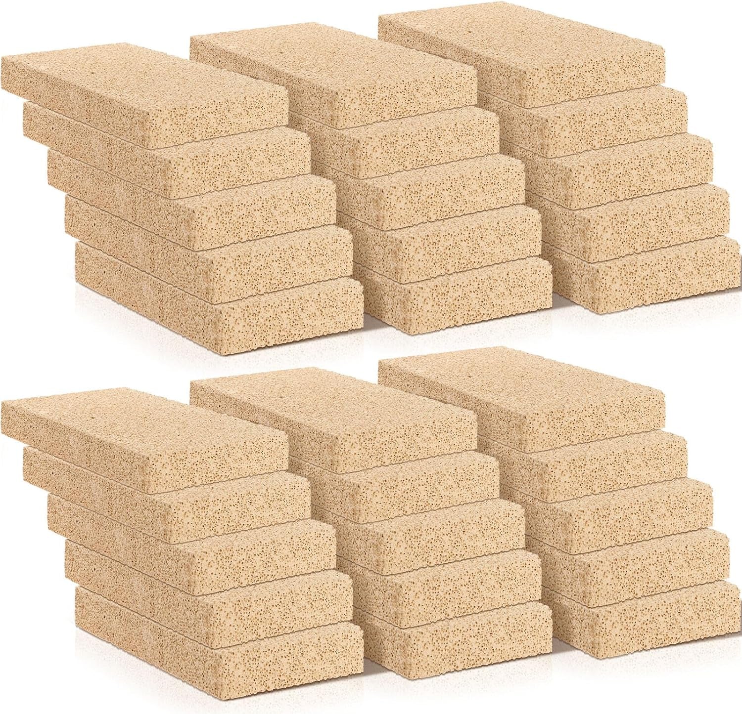 30 Pcs Insulating Fire Brick 3200F Rated Wood Stove Fire Bricks for Fireplaces Blacksmith Forges Heat Oven Kilns Insulation Block for Metal Clay Firing, Jewelry Soldering (9 X 4.5 X 0.75 Inch)