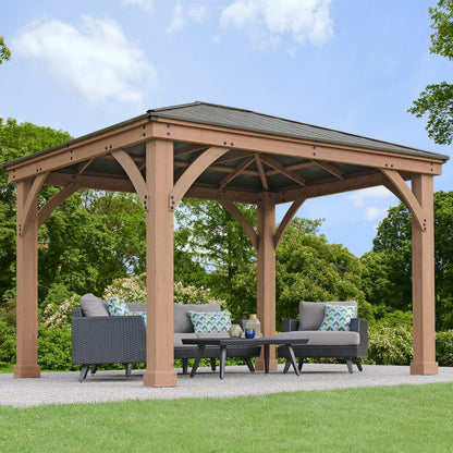 Yardistry 12' X 10' Gazebo with Aluminum Roof