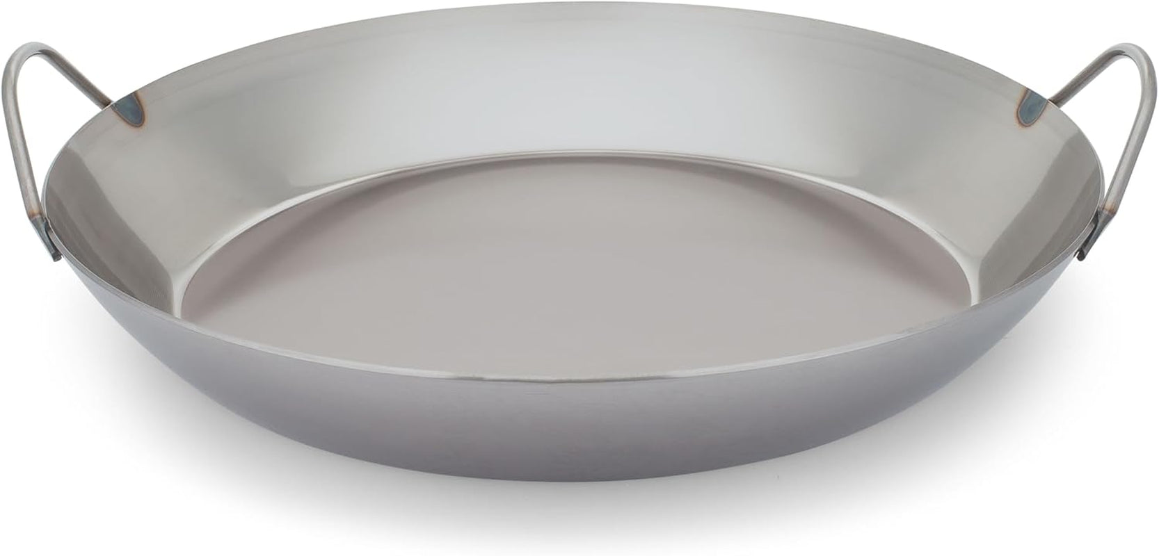 Bourgeat Black Carbon Steel Paella Pan, 17 1/2"