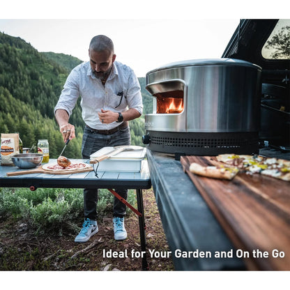 Pi Prime Pizza Oven, Outdoor Portable Propane Pizza Oven with Cordierite Stone