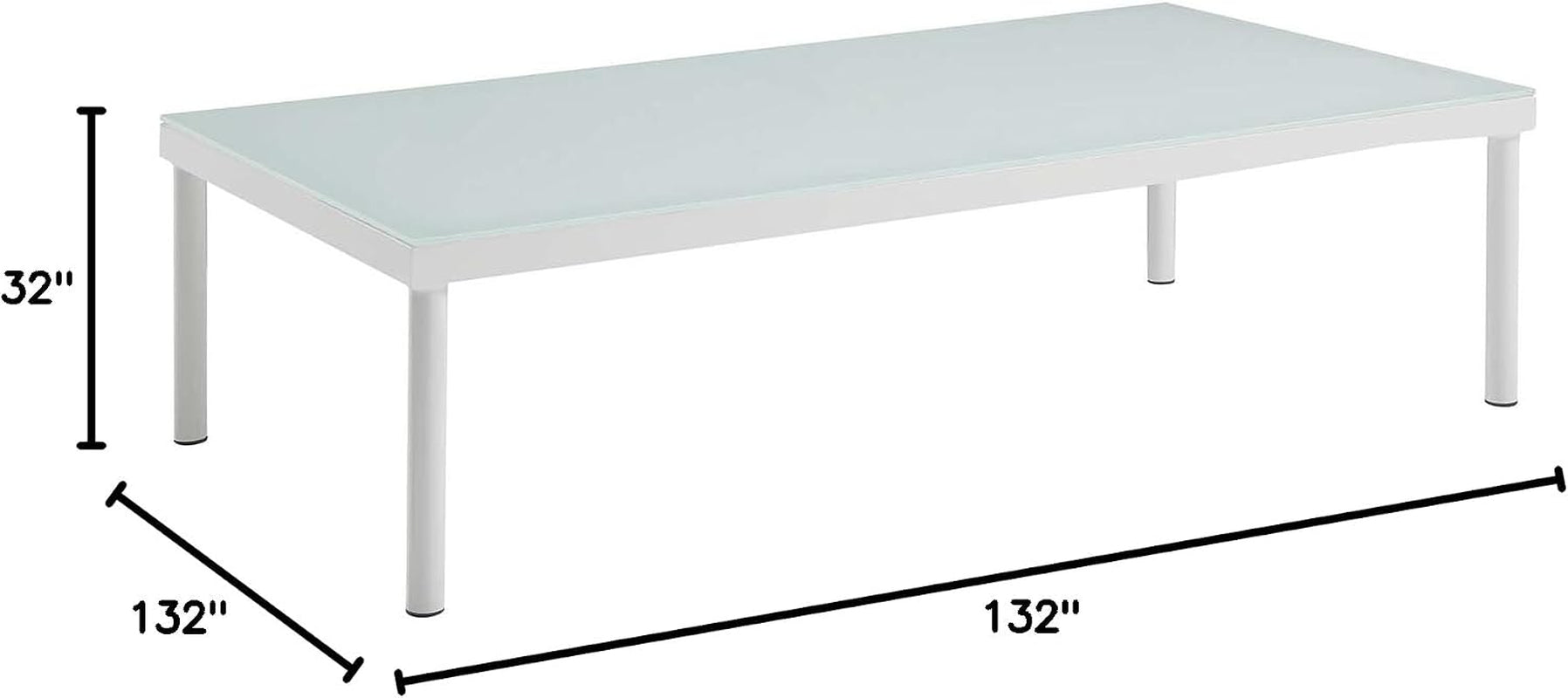 Harmony 8-Piece Aluminum Outdoor Patio Furniture Sectional Sofa Set with Cushions in White White