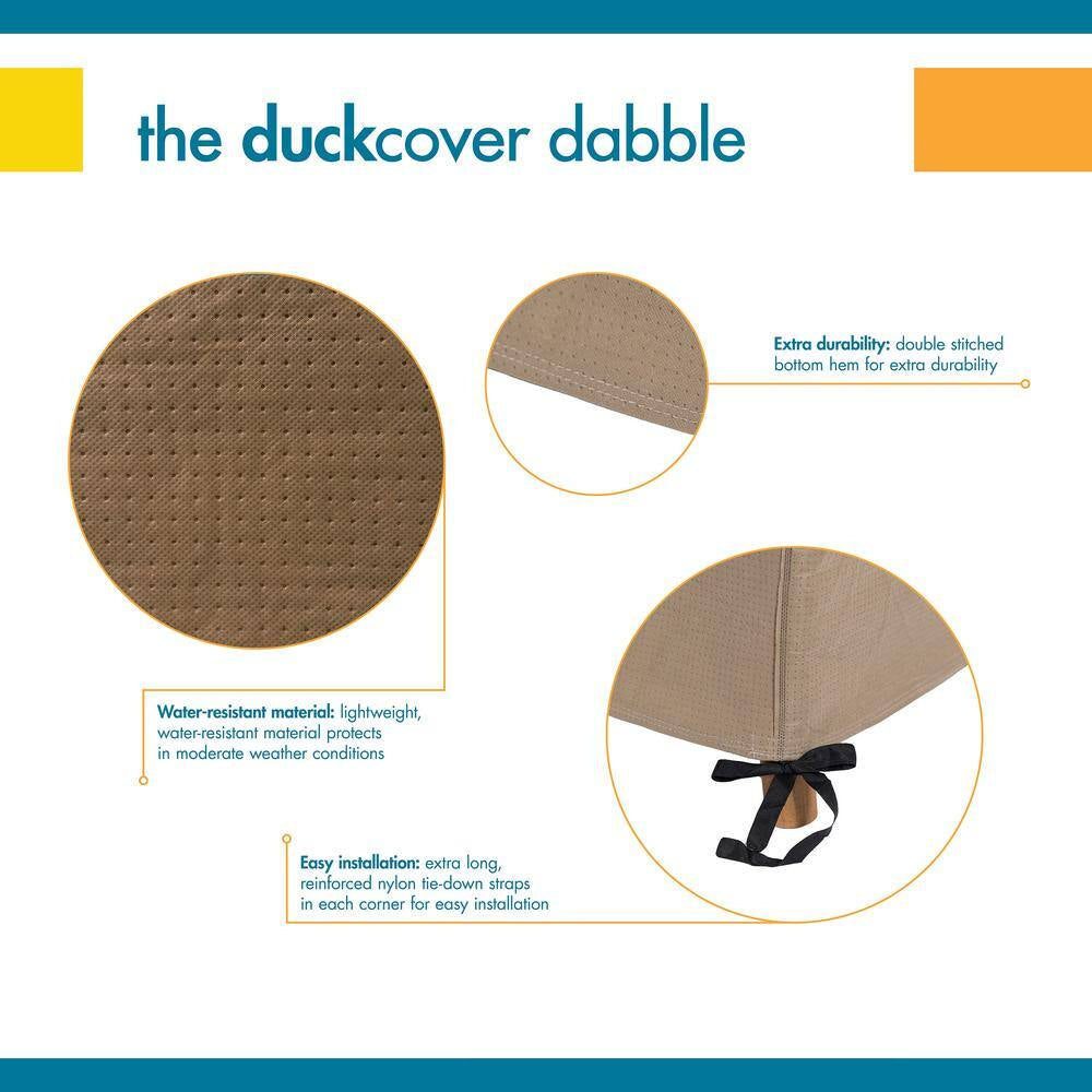 Duck Covers Essential 20 In. Dia X 45 In. H Ceramic Grill Cover in Latte