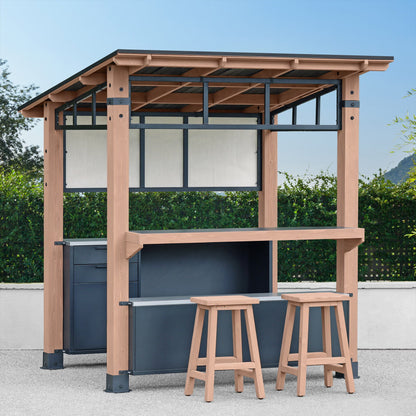 Yardistry 7.6 ' X 7.6' Cantina Gazebo