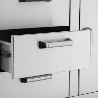 Signature 260 Series 39 In. Stainless Steel Reversible Access Door & Triple Drawer Combo for BBQ Outdoor Kitchen Storage