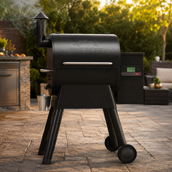 575 Wood Pellet Grill & Smoker with WiFi, App-Enabled, Black