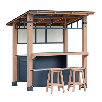 Yardistry 7.6 ' X 7.6' Cantina Gazebo