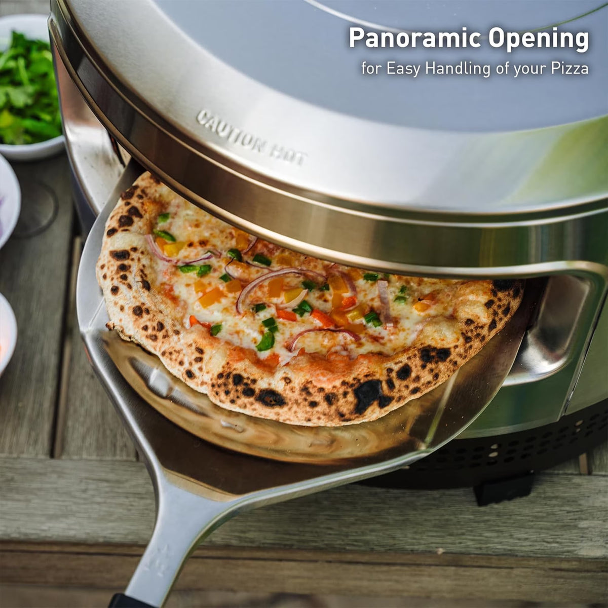 Pi Prime Pizza Oven, Outdoor Portable Propane Pizza Oven with Cordierite Stone