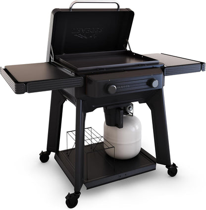Traeger Grills Flatrock 2 Zone, 26-Inch Flat Top Griddle, Outdoor Gas Grill with Dual-Zone Truzone Cooking, Even Heat, and Ez-Clean Grease Management, Premium Propane Griddle for Outdoor Cooking