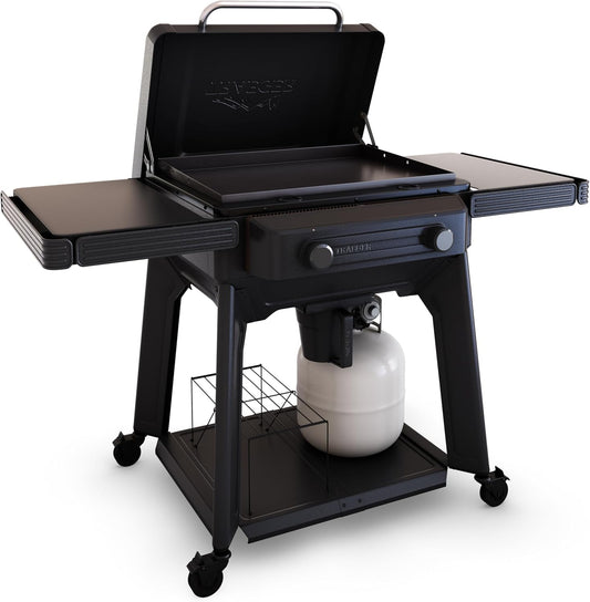 Traeger Grills Flatrock 2 Zone, 26-Inch Flat Top Griddle, Outdoor Gas Grill with Dual-Zone Truzone Cooking, Even Heat, and Ez-Clean Grease Management, Premium Propane Griddle for Outdoor Cooking