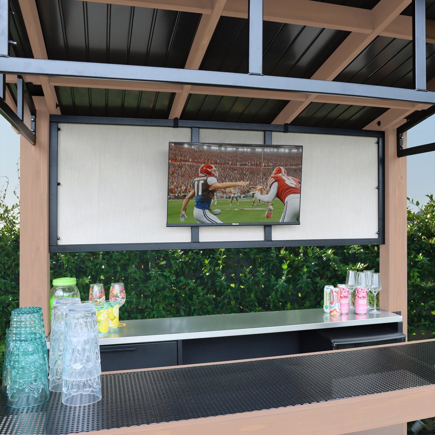 Yardistry 7.6 ' X 7.6' Cantina Gazebo