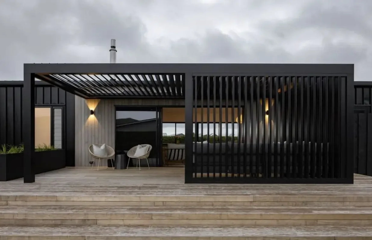 Modern Outdoor Waterproof Aluminum Louvered Sunroof Pergola Sun Shade Frame Electric Pergola Louvered Roof Aluminium Canopy