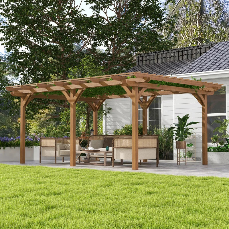 Solid Wood Pergola